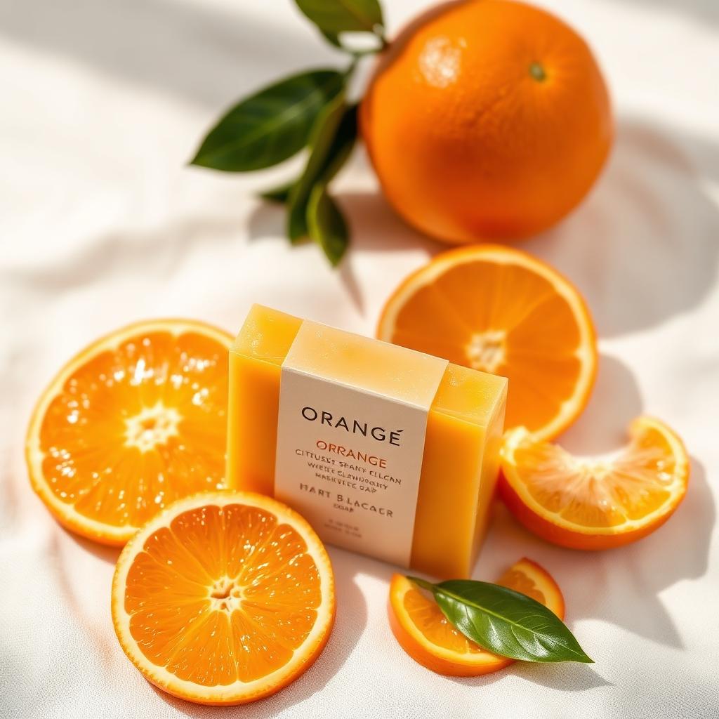 Orange Citrus Burst — handmade organic soap