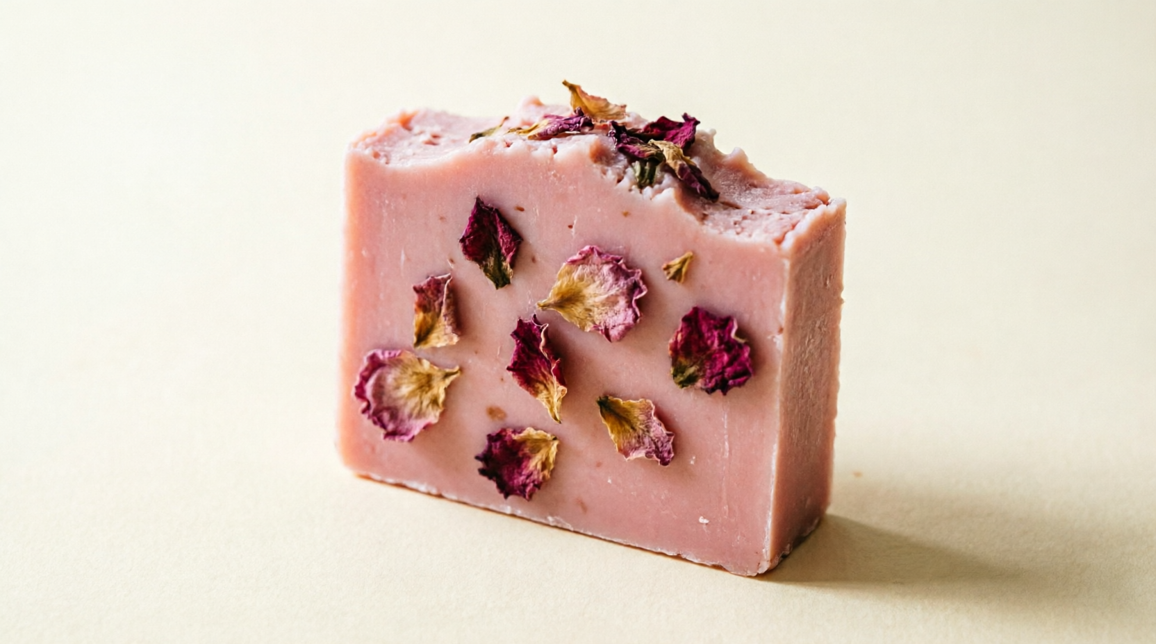 Rose Petal Glow — handmade organic soap